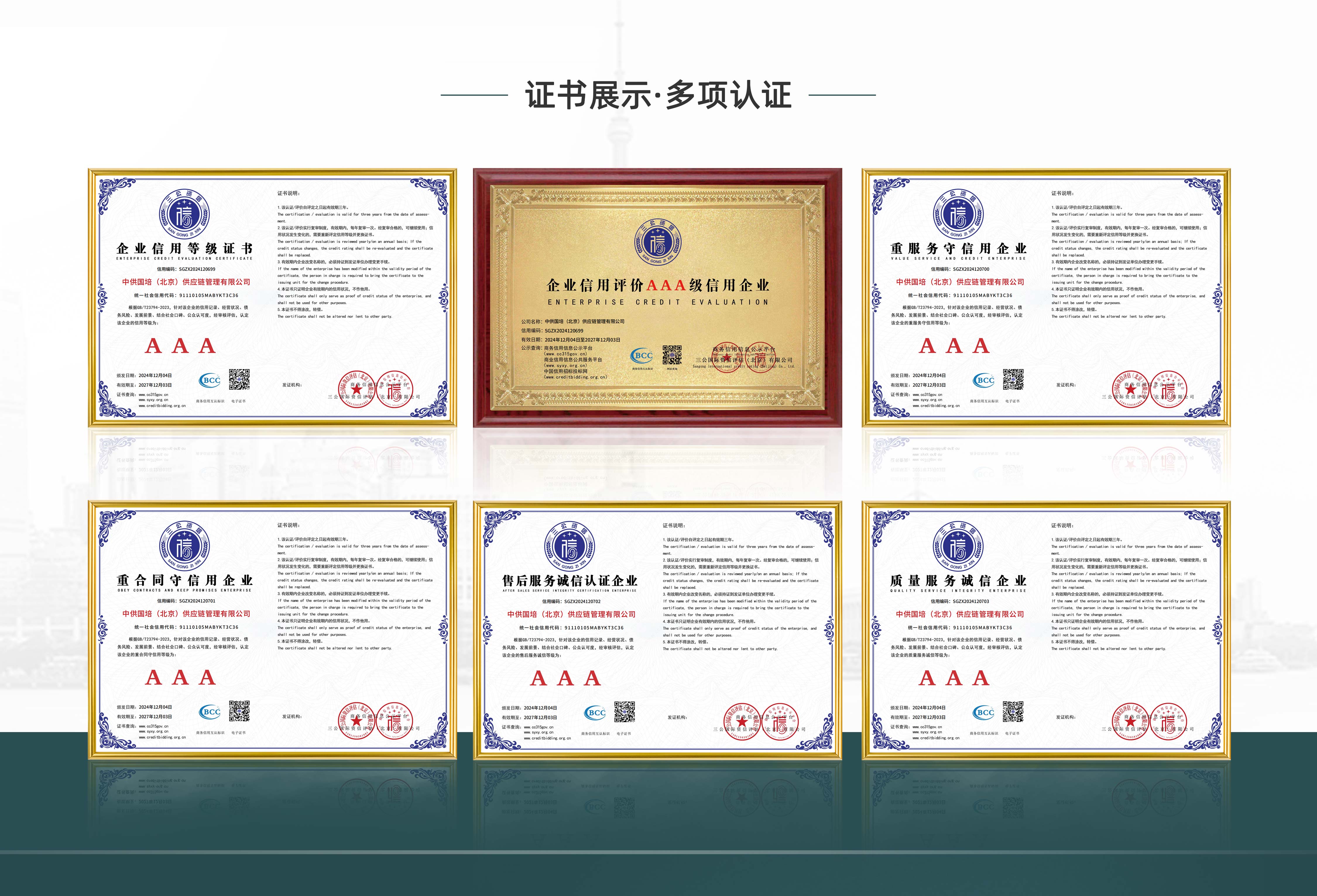 企业荣誉